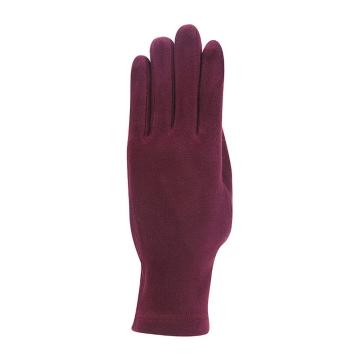 Дамски ръкавици от микрофибър HatYou GL0186, Бордо