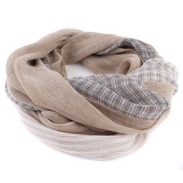 Summer linen-cotton scarf Pulcra Arc, 60x195 cm, Camila