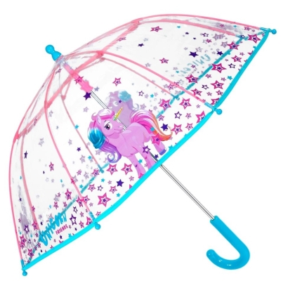 Детски прозрачен чадър Perletti Kids Cool 15548 