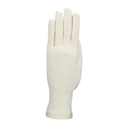 Дамски ръкавици от микрофибър HatYou GL0186, Екрю
