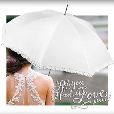Umbrela automata de nunta pentru femei Perletti 12035