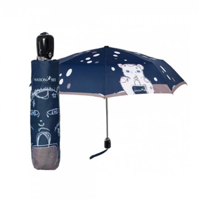 Дамски автоматичен Open-Close чадър Maison Perletti 16219 