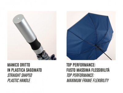 Промоционален несгъваем автоматичен голф чадър Perletti 96014