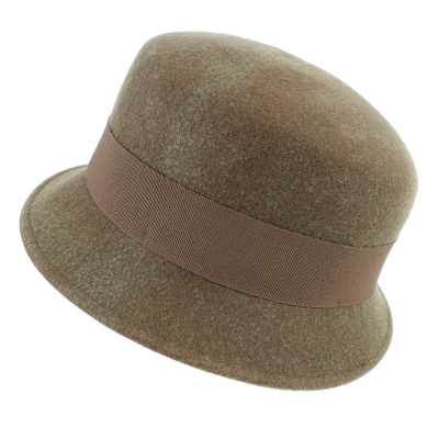 Pălărie din fetru pentru femei HatYou CF0307, Kaki