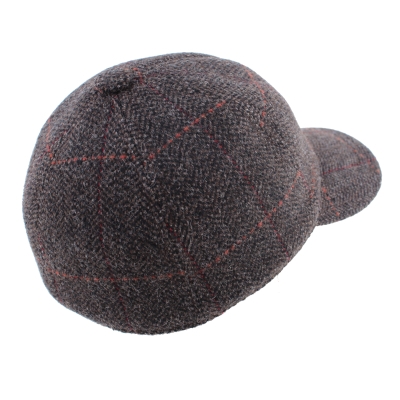 Men's baseball cap HatYou CP3471, Dark brown