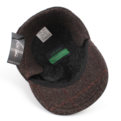 Мъжка бейзболна шапка с наушник HatYou CP3471, Тъмнокафяв