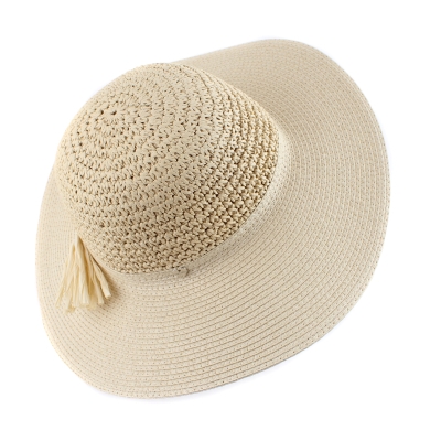 Pălărie cu boruri largi de damă HatYou CEP0602, Natural