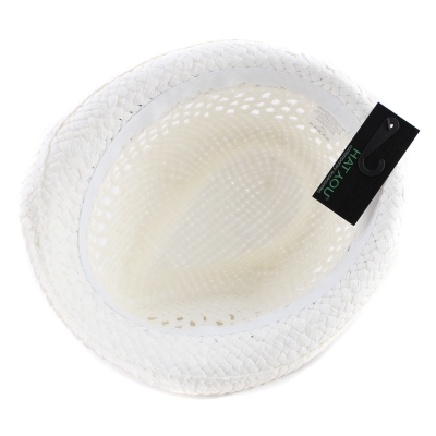 Pălărie de vară pentru bărbați HatYou CEP0535, Alb