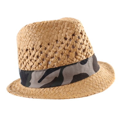 Pălărie de vară pentru bărbați HatYou CEP0535, Cupru/Camuflaj