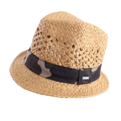 Pălărie de vară pentru bărbați HatYou CEP0535, Cupru/Camuflaj