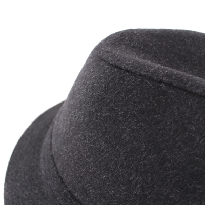 Pălărie de iarnă pentru bărbați Fedora Luigi&Guido Tesi F71, Melange negru