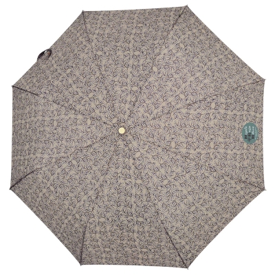 Umbrelă manuală pentru femei Perletti Green 19125, Gri