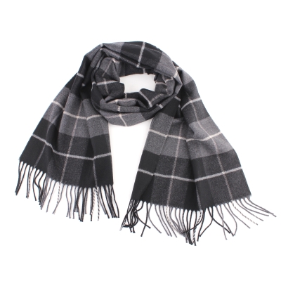 Wool scarf Ma.Al.Bi. MAB105 127/1, Grey