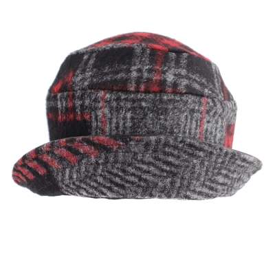 Pălărie cu boruri moi HatYou CP3549, Roșu/Gri/Negru