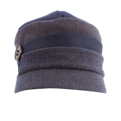 Pălărie de damă cu vizor HatYou CP3542, Albastru inchis