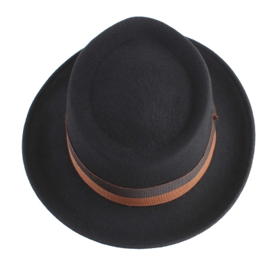 Pălărie de fetru pentru femei HatYou CF0311, Negru