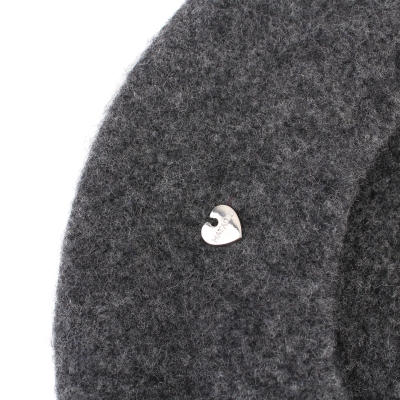 Ladies' Wool Beret HatYou CP0764, Light gray melange