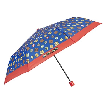 Umbrelă pliabilă pentru copii Perletti Kids Super Mario 75059