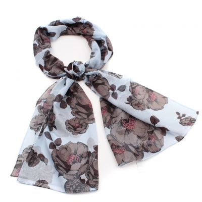 Ladie's scarf HatYou SI0763-102, Light blue