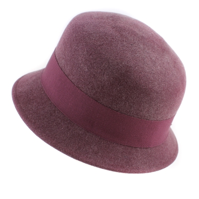 Ladies' Felt Hat HatYou CF0307, Bordeaux melange