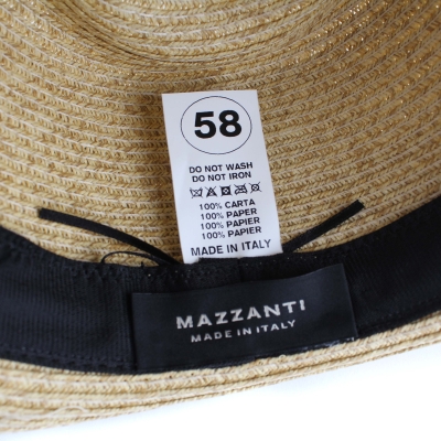 Men's summer hat Fratelli Mazzanti FM 6837, Natural