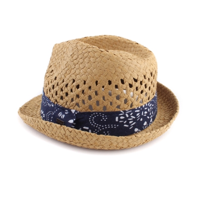 Men's summer hat HatYou CEP0535, Honey/Navy