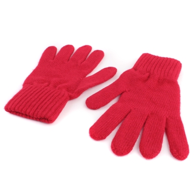 Дамски плетени ръкавици HatYou GL0012, Червен