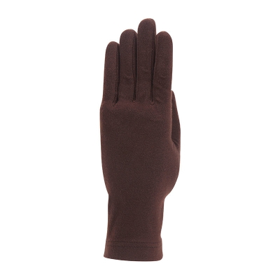 Mănuși din microfibră pentru femei HatYou GL0186, Maro inchis