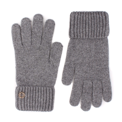 Ladies' Knit Lurex Gloves Granadilla JG5259, Grey