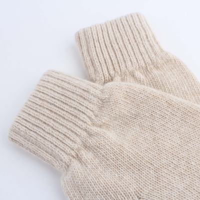 Дамски плетени ръкавици HatYou GL0012, Светлобежов