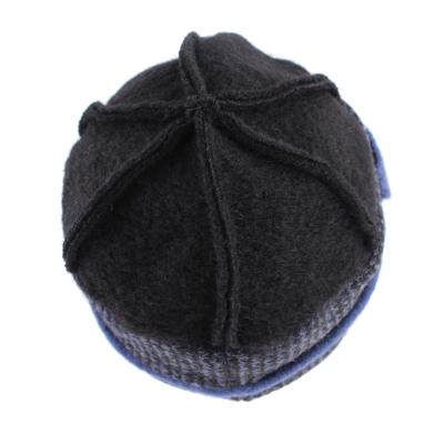 Дамска зимна шапка HatYou CP3084, Черен/Син