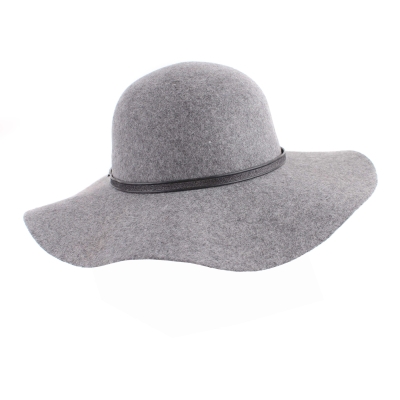 Широкопола филцова шапка HatYou CF0280, Сив