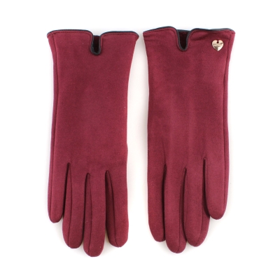 Mănuși cu ecran tactil pentru femei HatYou GL1204, Burgundia