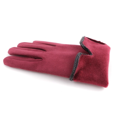 Ladies Touch Screen Gloves HatYou GL1204, Burgundy