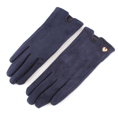 Mănuși cu ecran tactil pentru femei HatYou GL1204, Albastru inchis