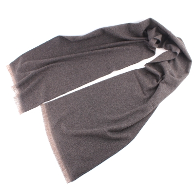 Cashmere scarf Ma.Al.Bi. MAB836 71/4, 37x180 cm, Beige/Navy