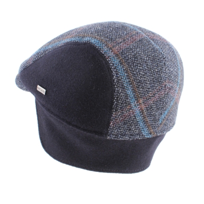 Șapcă de lână pentru bărbați cu căciulă pentru urechi HatYou CP3854, Albastru