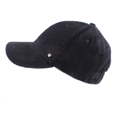 Şapcă de baseball din velur din bumbac pentru bărbaţi HatYou CP2995, Neagră