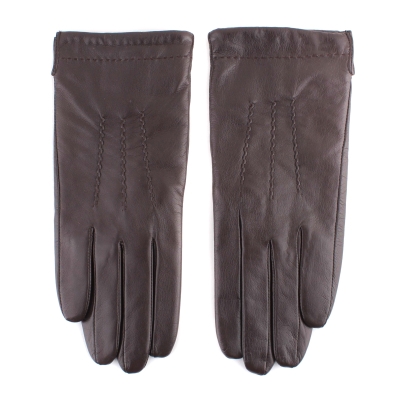 Mănuși de piele pentru bărbați HatYou GP0004, Maro