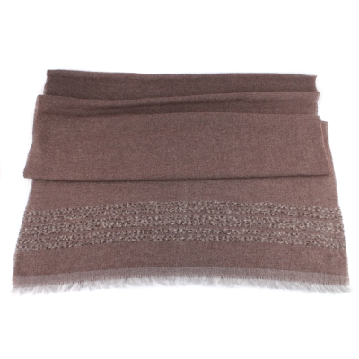 Ladies' scarf Pulcra Grosseto, 80x210 cm, Brown
