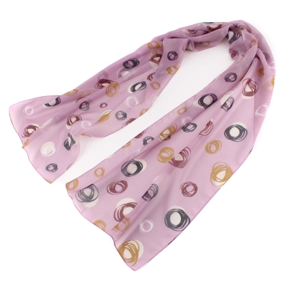 Lades' scarf HatYou SI0763-97, 40x160 cm, Light violet