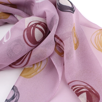 Lades' scarf HatYou SI0763-97, 40x160 cm, Light violet