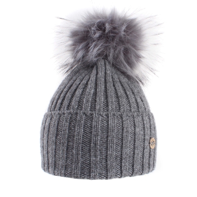 Ladies' knitted hat Granadilla JG5055, Gray melange