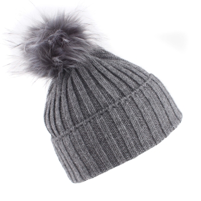 Ladies' knitted hat Granadilla JG5055, Gray melange