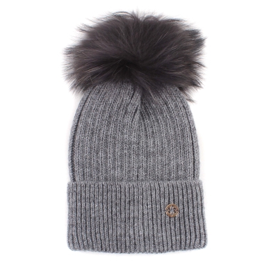 Ladies' knitted hat Granadilla JG5031, Gray melange