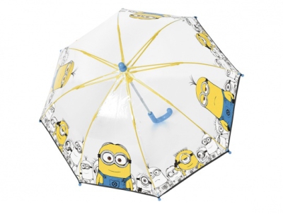 Kids' transparent umbrella 75048 Minions