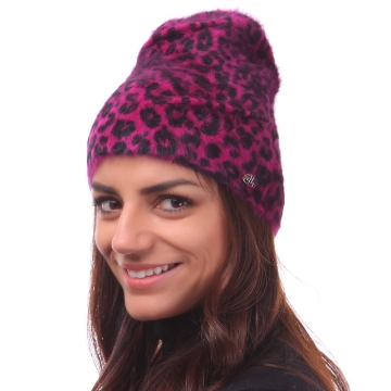 Дамска плетена шапка JailJam JG0101, лилаво