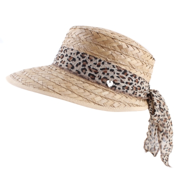 Ladies' summer hat HatYou CEP0425, Beige ribbon