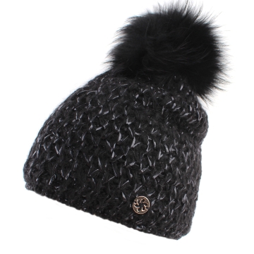 Ladies' knitted hat Granadilla JG5336, Black