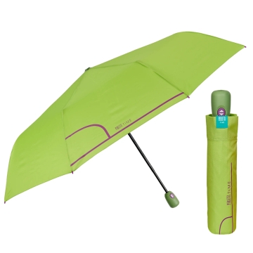 Ladies' automatic Open-Close umbrella Perletti Time 26174, Green